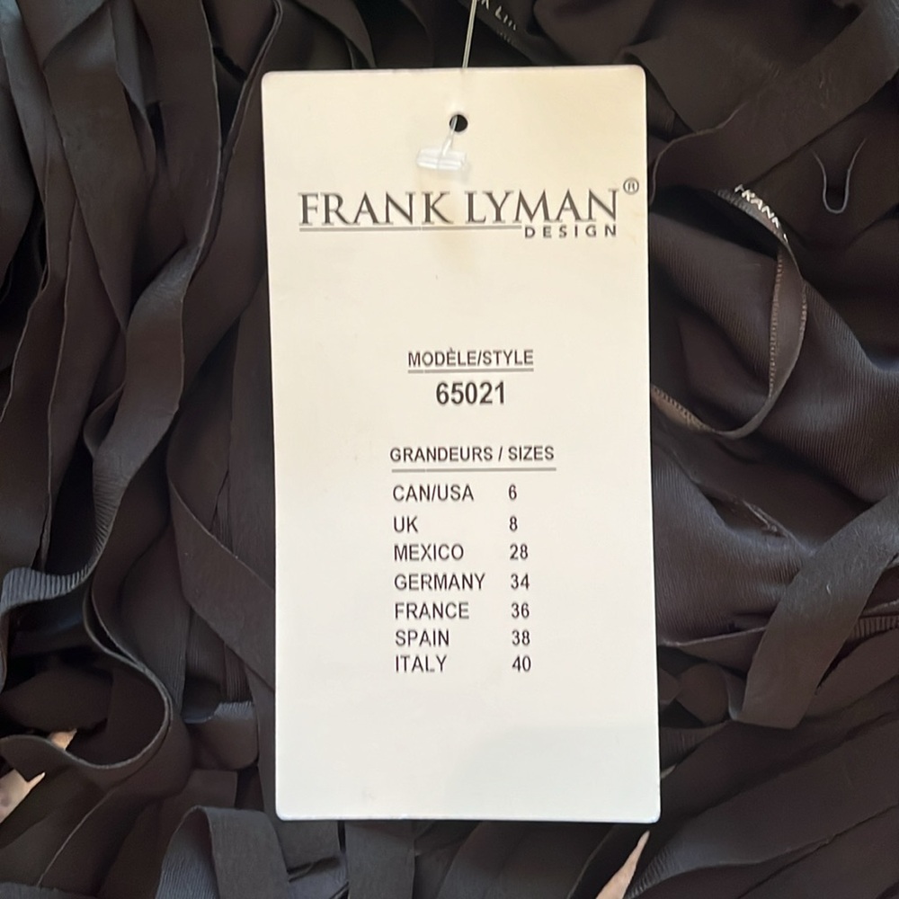 NWT Frank Lyman Jeweled Fringe Tunic - Picture 8 of 9